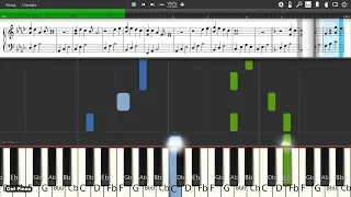 Patrick Fiori - 4 mots sur un piano - Piano tutorial and cover (Sheets + MIDI)