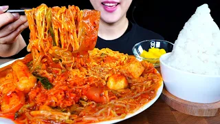 ASMR 로제 마라샹궈 먹방! 소림마라!! 첨 먹어보는데 너무 맛있잖아~ 고봉밥까지!!! 뚝딱!🔥 Rose Mala Xiang Guo Gobong Rice EATING SOUNDS