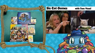 Six Cat Game Reviews - with Tom Vasel