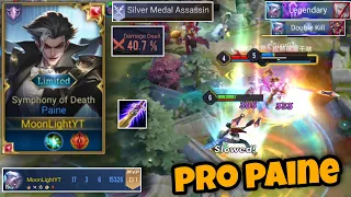 Watch & Learn BROKEN OP PAINE | Pro Paine Jungle Gameplay | 41% DAMAGE DEALT | Arena Of Valor Paine