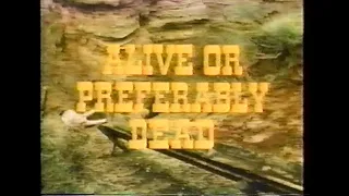 Alive Or Preferably Dead (1969) Trailer