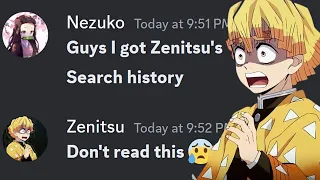 If Nezuko Got Zenitsu's Search History.....