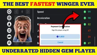 99 Speed! 98 Acceleration! Fastest WINGER ONLY (9,800 GP) - eFootball 2024 Mobile