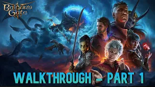 Baldur's Gate 3 Walkthrough Part - 1 | !sounds !twitch