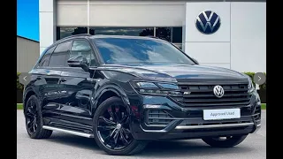 Approved Used Volkswagen Touareg Black Edition 3.0 TDI DSG 4M 286ps Deep Black | Wrexham Volkswagen