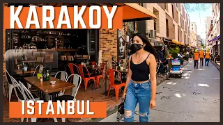 Istanbul Turkey Walking Tour | Karaköy Istanbul |4K UHD 60FPS | Istanbul city 2021 | Istanbul Opened