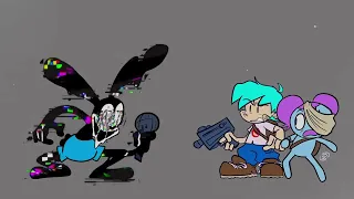 FNF X Pibby Concept Song || Vs Oswald - Rabbit’s Glitch but beats 2 and 4 are switched