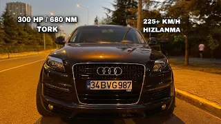 300 HP AUDI Q7 3.0 TDI QUATTRO | OTOYOL VE GECE SÜRÜŞÜ | HYBRID TURBO | 225+ KM/H