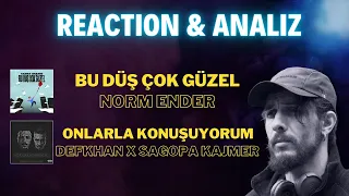 Norm Ender Bu Düş Çok Güzel | Defkhan X Sagopa Kajmer - Onlarla Konuşuyorum | REACTION & ANALIZ