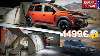 le CAMPERVAN le MOINS cher 2023 ! 1499€ pour cette option DACIA Jogger