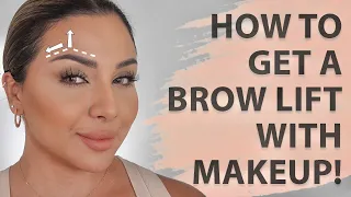 HOW TO LIFT YOUR BROWS USING MAKEUP | NINA UBHI