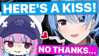 Suisei Kisses Aqua After Aqua Helped Her With Mods (Suisei & Aqua / Hololive) [Eng Subs]