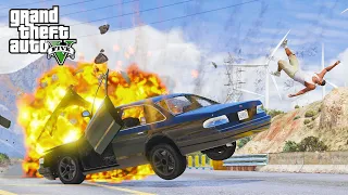 GTA 5 Car Explosion | Destruction - GTA V Car Crashes