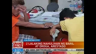 2 lalaking nahulihan ng baril at droga, arestado