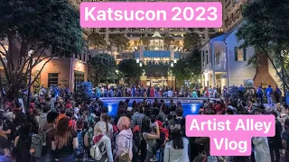 Katsucon 2023 Artist Alley Con Vlog