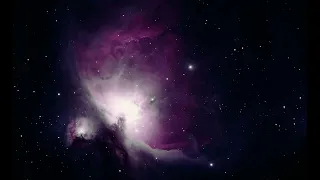 Туманность Ориона в любительский телескоп. В начале ролика три снимка сделанных мощными телескопами.