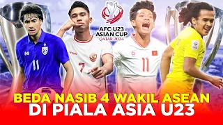 BEDA NASIB 4 WAKIL ASEAN DI PIALA ASIA U23! VIETNAM FULL SENYUM TIMNAS INDONESIA PALING RUGI