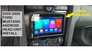 2005 - 2009 Ford Mustang 7-inch Android Radio install