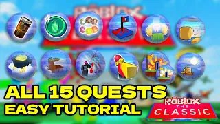 Roblox: The Classic Event - How to Complete All Quests in THE CLASSIC HUB