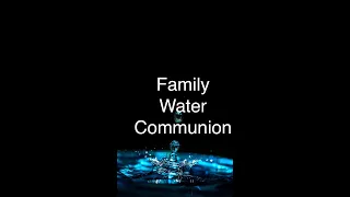 UU Family Water Communion