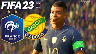 FIFA 23 FRANCE vs GABON // Les Bleus en Tour du Monde