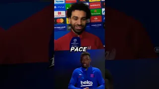 Salah Vs Dembele | Who is Better?#football #soccer #shorts #salah #dembele