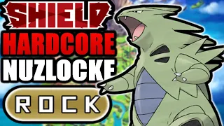 Pokémon Shield Hardcore Nuzlocke - ROCK Type Pokémon Only! (No items, No overleveling, no Dynamax)