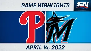 MLB Highlights | Phillies vs. Marlins - Apr 14, 2022