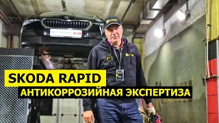 Где ржавеет Skoda Rapid лифтбек? Пытаемся придраться к авто: антикоррозийная экспертиза Krown