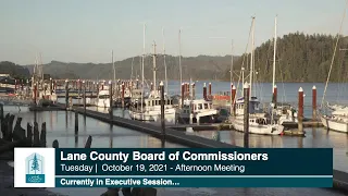 Board of Commissioners Afternoon Meeting: October 19, 2021