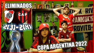 RIVER 2 (3) PATRONATO (4) - Reacciones de Hinchas de River - COPA ARGENTINA 2022 - PENALES