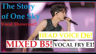 DIMASH - The Story of One Sky - Vocal Showcase!!! (E1-E2-B5-D6) #dimash #highnotes