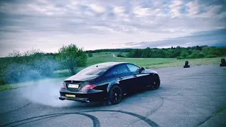 Mercedes CLS 500 Drift Burnout SlowMotion Clip