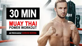 30 MIN MUAY THAI WORKOUT // Intensive I Weltmeister Dardan Morina