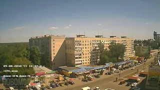 Timelapse 09-08-2018 - Новомосковск, Украина