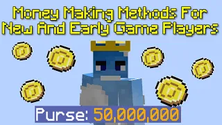 Money Making Methods For New And Early Game Players! | Hypixel Skyblock