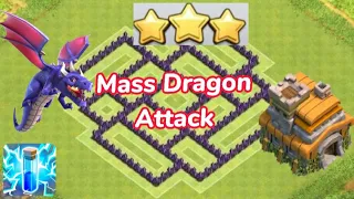 Th7 (Townhall 7) Mass Dragon Attack- 3 star attack #clashcommunitynepal