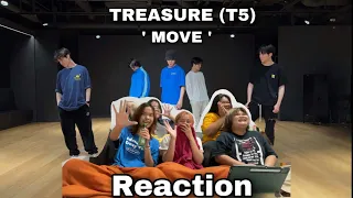 TREASURE (T5) - ‘MOVE’ DANCE PRACTICE VIDEO | กำยาดมให้แน่นก่อนดูเตือนละนะ!! | Thai Reaction