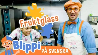 Blippi Svenska | Blippi gör fruktisglass | pedagogiska videor för barn