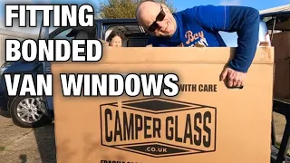 Fitting opening window to sliding door ford transit custom camper conversion