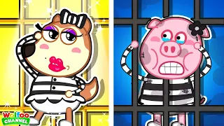 RICH JAIL VS BROKE JAIL | Funniest and Cutest Babies Video @CuteWolfVideos