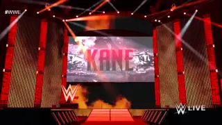 WWE Kane 2015 Entrance Stage Animation + Pyro