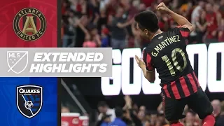 Atlanta United vs. San Jose Earthquakes | No Josef Martinez? No Problem! | EXTENDED HIGHLIGHTS