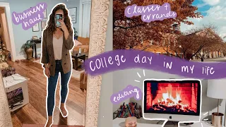 college day in my life: test day, business casual haul, errands