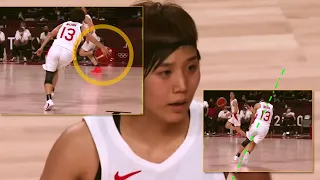 🏀控えめに言っても神業（かみわざ）［COMPLETE版］【バスケ女子日本代表／町田瑠唯】［オリンピック新記録18アシスト］準決勝フランス戦での(今度こそ)全アシスト／全シュート解説