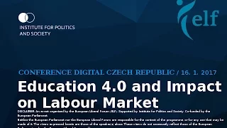 Konference Digitální Česko - Vzdělání 4.0 a jeho dopad na trh práce