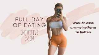 WHAT I EAT IN A DAY | ohne Kalorien zählen | intuitiv Essen | FDOE