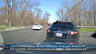 Wrong Way Drivers Want Me To Back Up On The Highway! (NEW LONGEST HONK!)