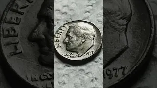 60K Dollars  & Error  1977 Rossovelt dîmes #dimes#coin# money#coindcollection