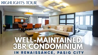 Well-maintained 3BR Condominium for Sale in Renaissance 2000, Pasig City!